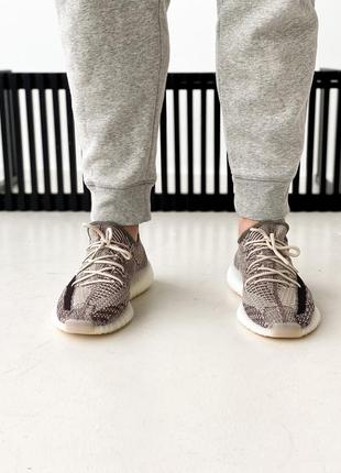 Отличные мужские кроссовки adidas yeezy boost 350 коричневые3 фото