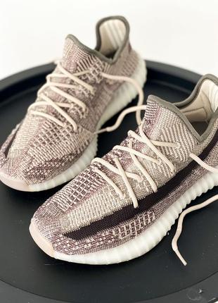 Отличные мужские кроссовки adidas yeezy boost 350 коричневые7 фото