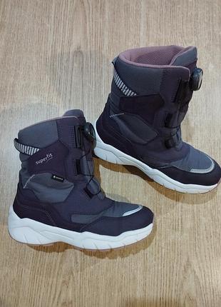 Зимние сапоги superfit gore-tex на меху теплые быстрая шнуровка boa