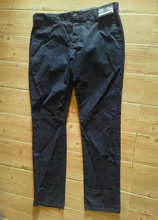Нові чорні штани " denim co" chino w 38 l 32 котон 98%.