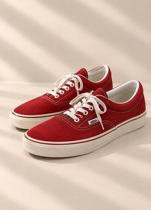Кеди vans era tc suede racing red червоні 44 розмір