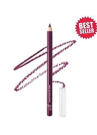 Олівець для губ e.l.f. cream glide lip liner, відтінок plum & get it, напівматовий