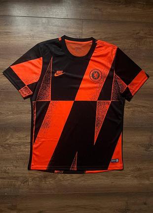 Оригинальная тренировочная футболка chelsea third kit original bv2090-817 спортивная игровая найкси челси dri-fit sportswear