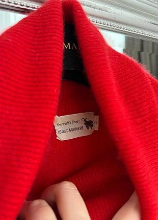 Червоний светр 100% кашемір 10
