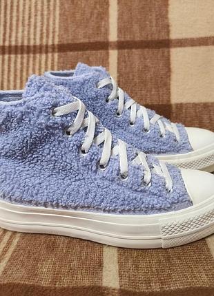 Женские кеды с утеплением converse
