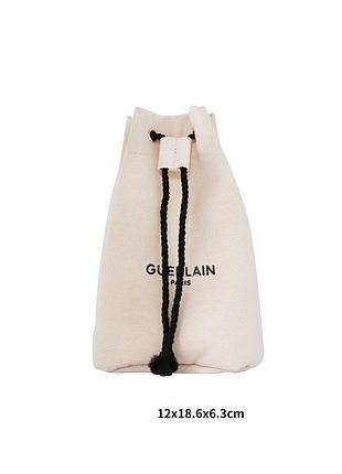 Косметичка guerlain бежева тканинна 12х18.6х6.3 см