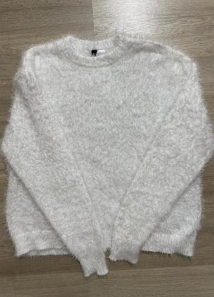 Светр жіночий h&m білий травка