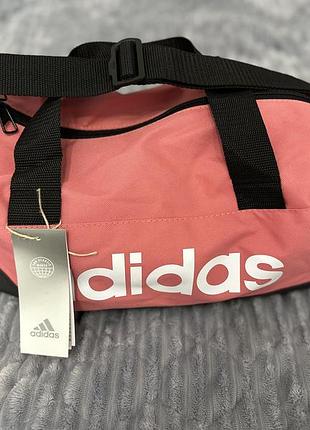 Спортивна сумка adidas рожева 37х18 см