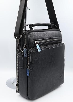 Сумка чоловіча натуральна шкіра h.t 5270-3 black