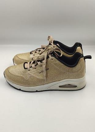 Женские блестящие кроссовки skechers street uno - diamond shatter, размер 40 (стелька 26.5 см)