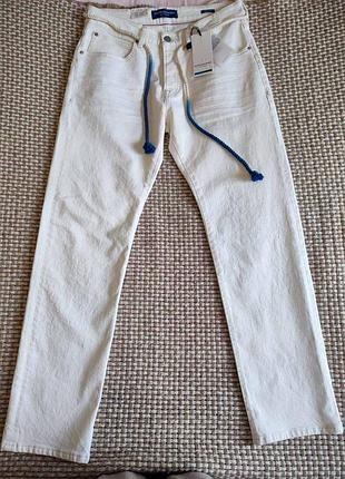 Джинси scotch & soda amsterdam the zee classic straight fit білі розмір 32