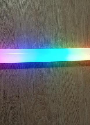 Цветная led лампа-трубка eurodomest rgb 45 см на usb / аварийный свет