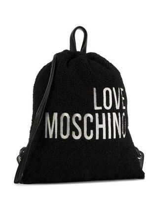 Плюшевий рюкзак love moschino ❤️