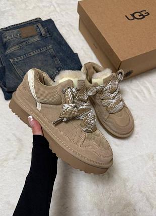 Стильні жіночі кросівки ugg lowmel sneaker beige