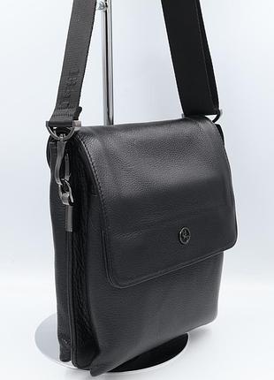 Сумка мужская натуральная кожа h.t 2078-4 black