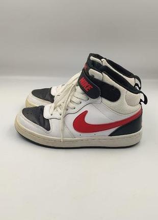 Високі шкіряні кросівки хайтопи nike court borough mid 2, розмір 36 (устілка 23.5 см)