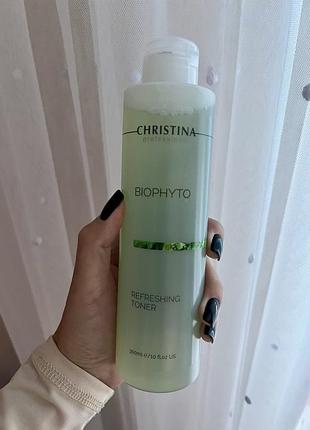 Тонік для обличчя christina biophyto refreshing toner 300 мл