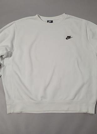 Свитшот мужской nike m nsw club crw bb white bv2662-100