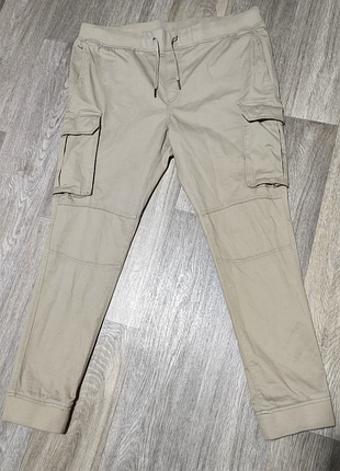 Мужские брюки карго h&m , размер xl skinny fit .