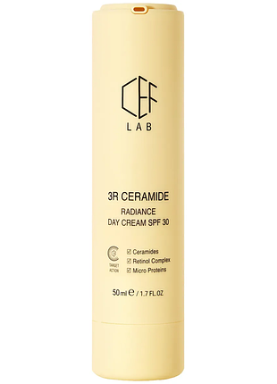 Антиоксидантный дневной крем spf 30 radiance day cream spf 30 cef lab, 50 мл