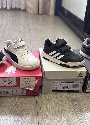 Кросівки дитячі adidas, puma, new balance набір