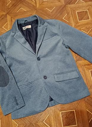 Детский коттоновый пиджак h&amp;m,122cm