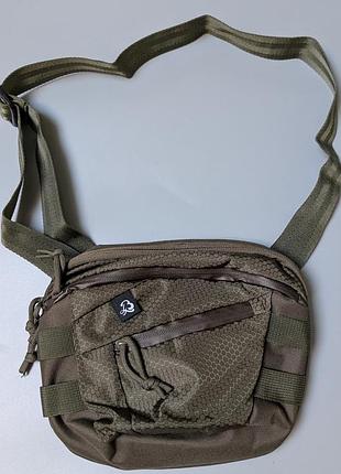 Сумка на плече/пояс (бананка) blow bag 4l green khaki