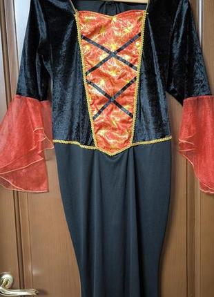 Сукня жіноча на хеловін halloween королева павуків l-lx