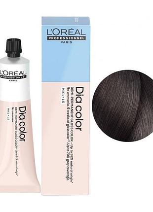 Фарба для волосся l'oréal professionnel dia color 4.12, 60 мл, 3 шт.