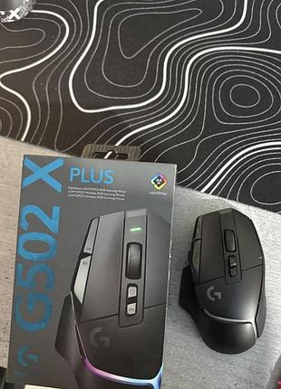Комп'ютерна миша logitech g502 x plus бездротова ігрова