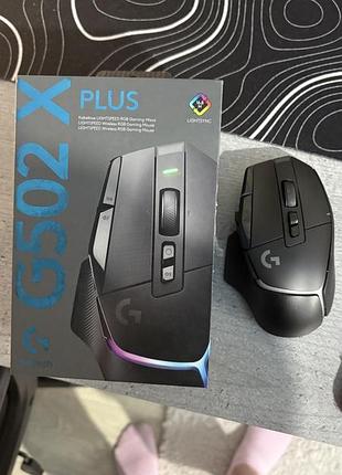 Комп'ютерна миша logitech g502 x plus бездротова ігрова 2