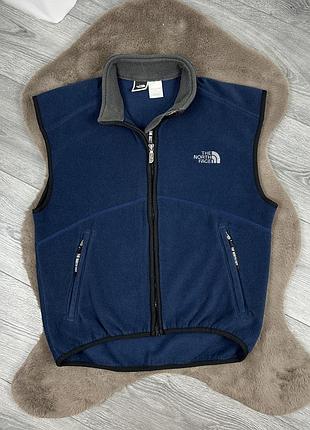 Чоловіча оригінальна флісова жилетка the north face