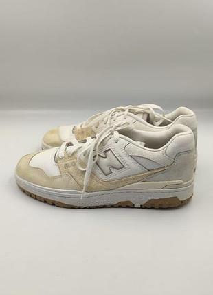 Оригінальні жіночі кросівки new balance 550 white beige gum, розмір 41 (фактична устілка 26 см)