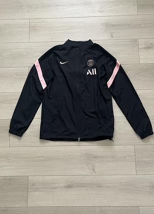Вітрівка спортивна nike psg чорна