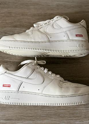 Кроссовки nike air force 1 x supreme p 44.5 оригинал