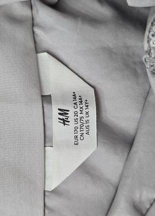 Міні-спідниця h&m срібляста з паєтками 7