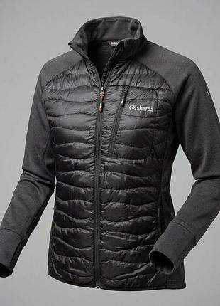 Люксова жіноча гібридна куртка мікро-пуховик sherpa bisalla women's hybrid jacket , швейцарія