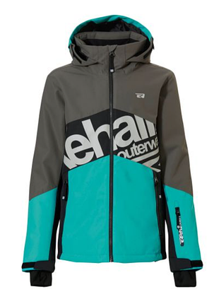 Горнолыжная куртка rehall reed-r jr. в расцветке gunmetal.(176) m-l