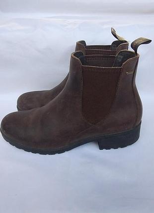 Ботинки-ботильоны женские водонепроницаемые, кожаные dubarry core-tex, 40(26).
