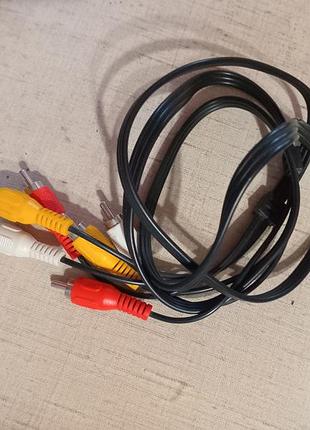 Кабель 3 rca - 3 rca