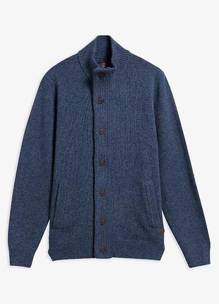 Чоловічий вовняний кардиган barbour (xl)