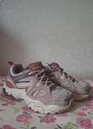 Кросівки жіночі skechers d'lites рожево-бежеві 36 розмір
