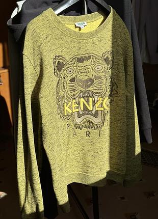 Світшот kenzo гірчичний
