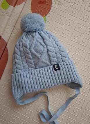 Зимова шапочка для хлопчика 42-44 см