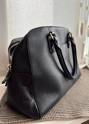 Шкіряна чорна сумка michael kors 4