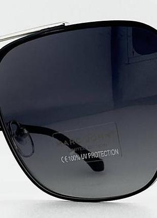 Мужские солнцезащитные очки marc john mj0860 col.11-g7 polarized поляризация черный градиент