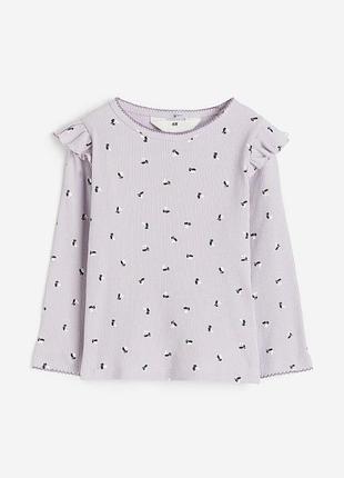 Реглан дитячий h&m у квітковий принт