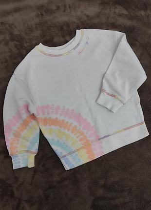 Світшот дитячий primark білий 110 см 4-5 років