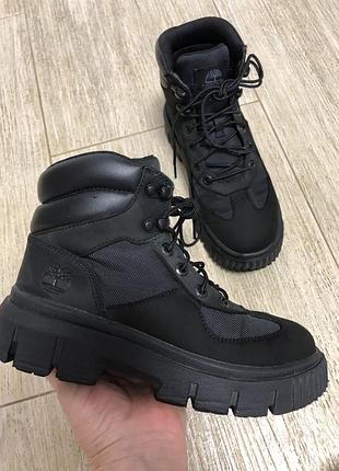 Черевики timberland чорні шкіряні 36-37 розмір
