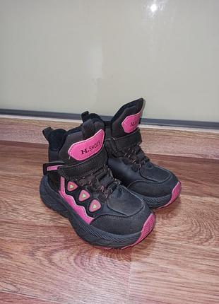 Хайтопи-утеплені кросівки демісезонні для дівчинки hshoes 2